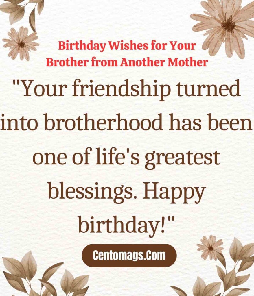 Heartfelt Birthday Messages for Your Soul Brother