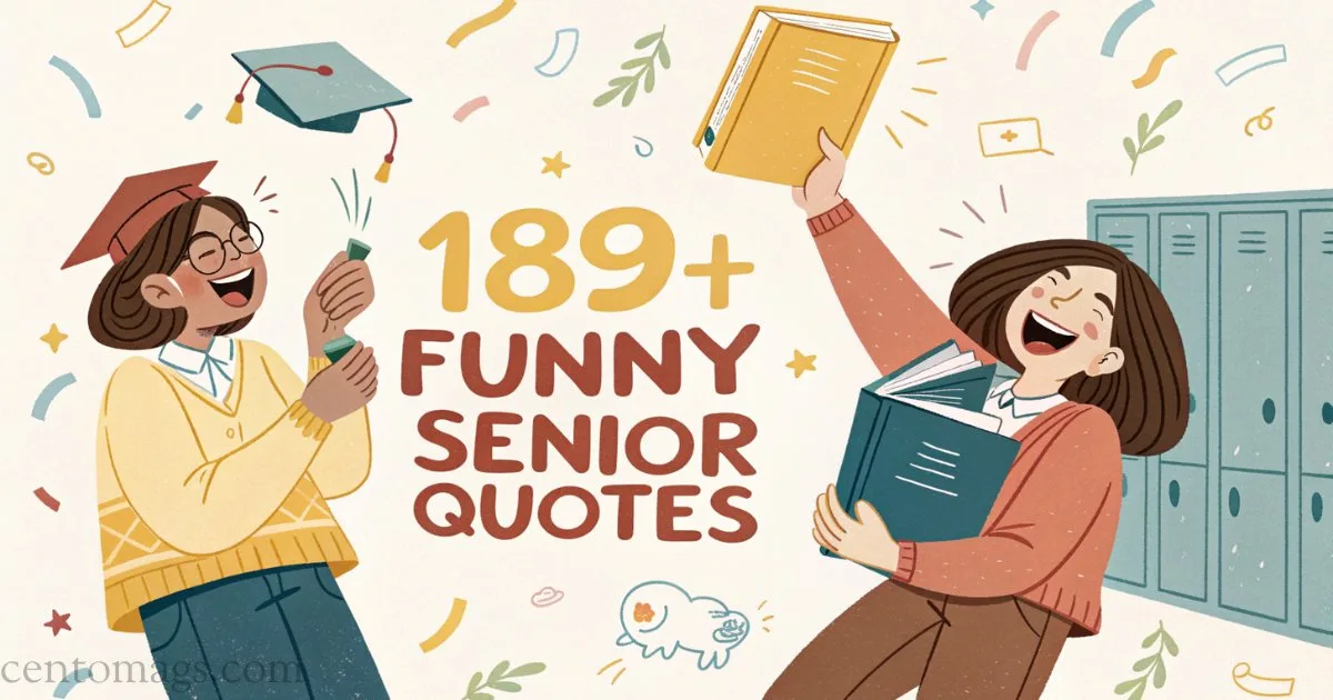 best-funny-senior-quotes