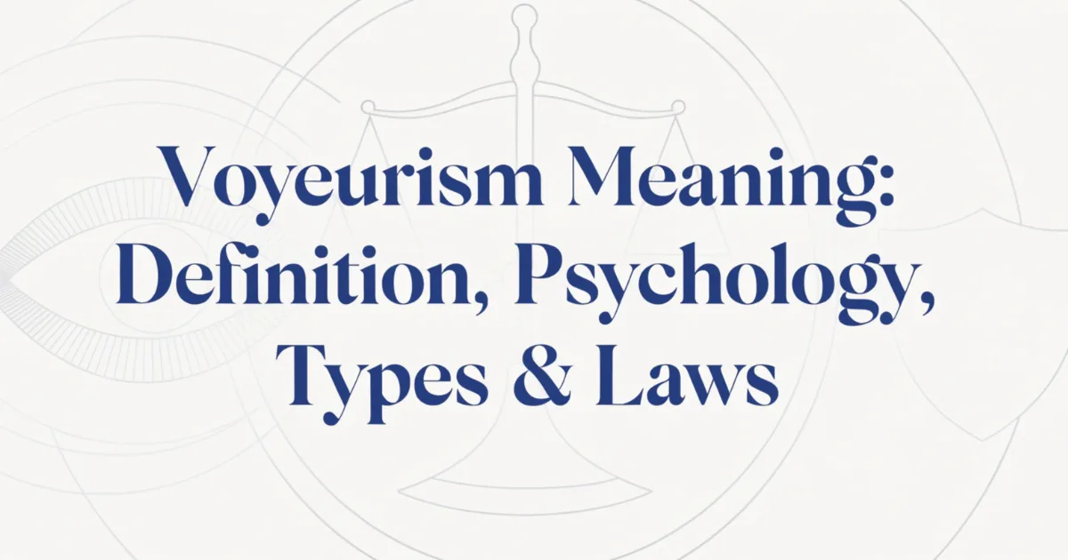 voyeurism-definition